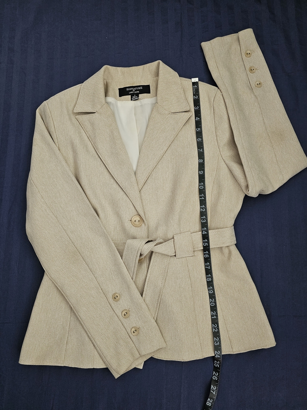 VINTAGE (Y2K) Exellent.  Signature By Larry Levine Wms 2 Pcs Pants Suit SIZE 8. - Picture 8 of 16